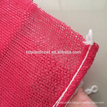 high-performance and inexpensive plastic mesh bag for onion with drawstring